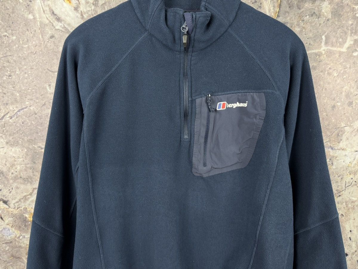 Berghaus Berghaus Men’s 1/4 Zip Fleece Pullover Hiking Outdoor Jacket Size US L / EU 52-54 / 3 - 3 Thumbnail