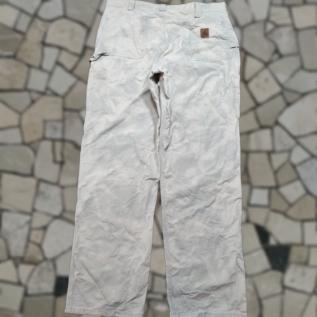 Carhartt VINTAGE Carhartt Pants Carpenter 5-Pocket Straight Leg Dungaree Brown Tie Dye Workwear Mens 38x34 Size US 38 / EU 54 - 1 Thumbnail
