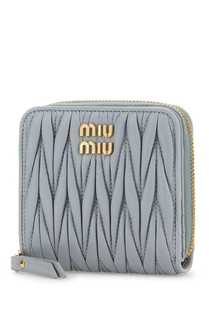 Miu Miu o1B3y1r0526 Size: OS / Small Matelasse Nappa Leather Wallet Size ONE SIZE - 2 Thumbnail