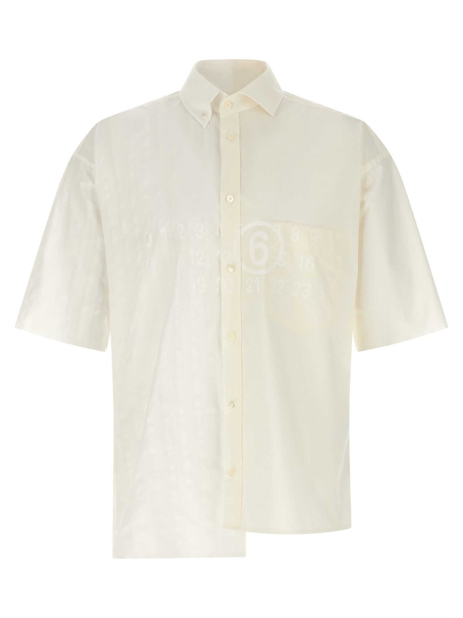 Maison Margiela Bi-Material Shirt Size US S / EU 44-46 / 1 - 1 Thumbnail