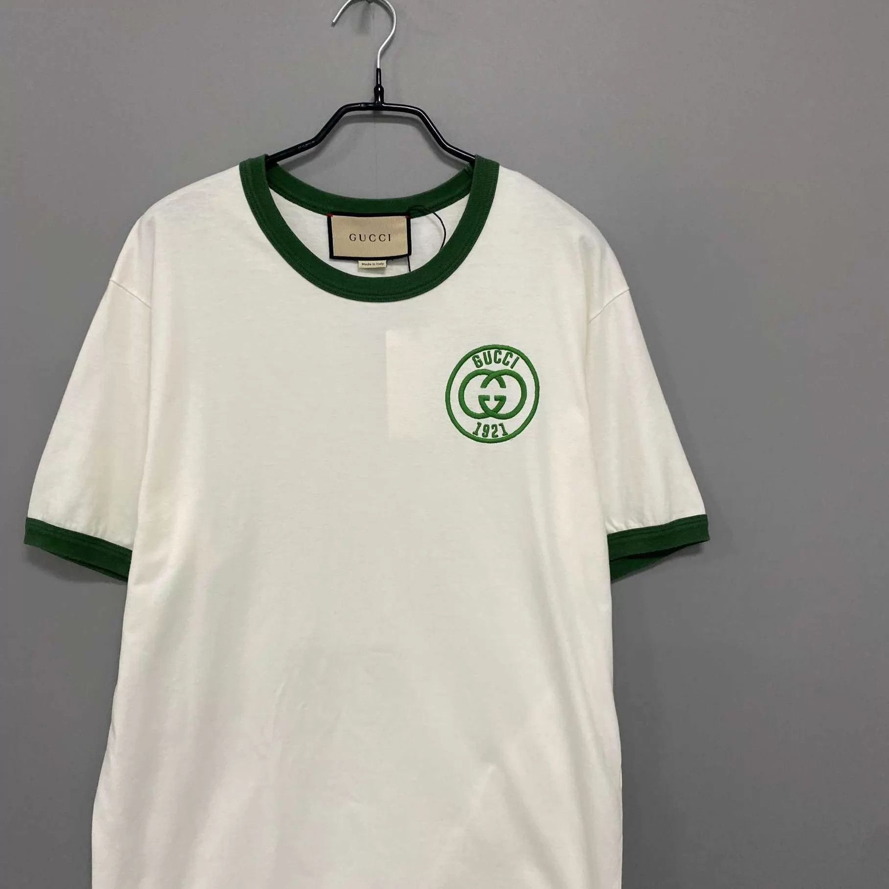 Gucci GUCCI Off-White College Short Sleeve Top S 95 New Size US S / EU 44-46 / 1 - 2 Thumbnail