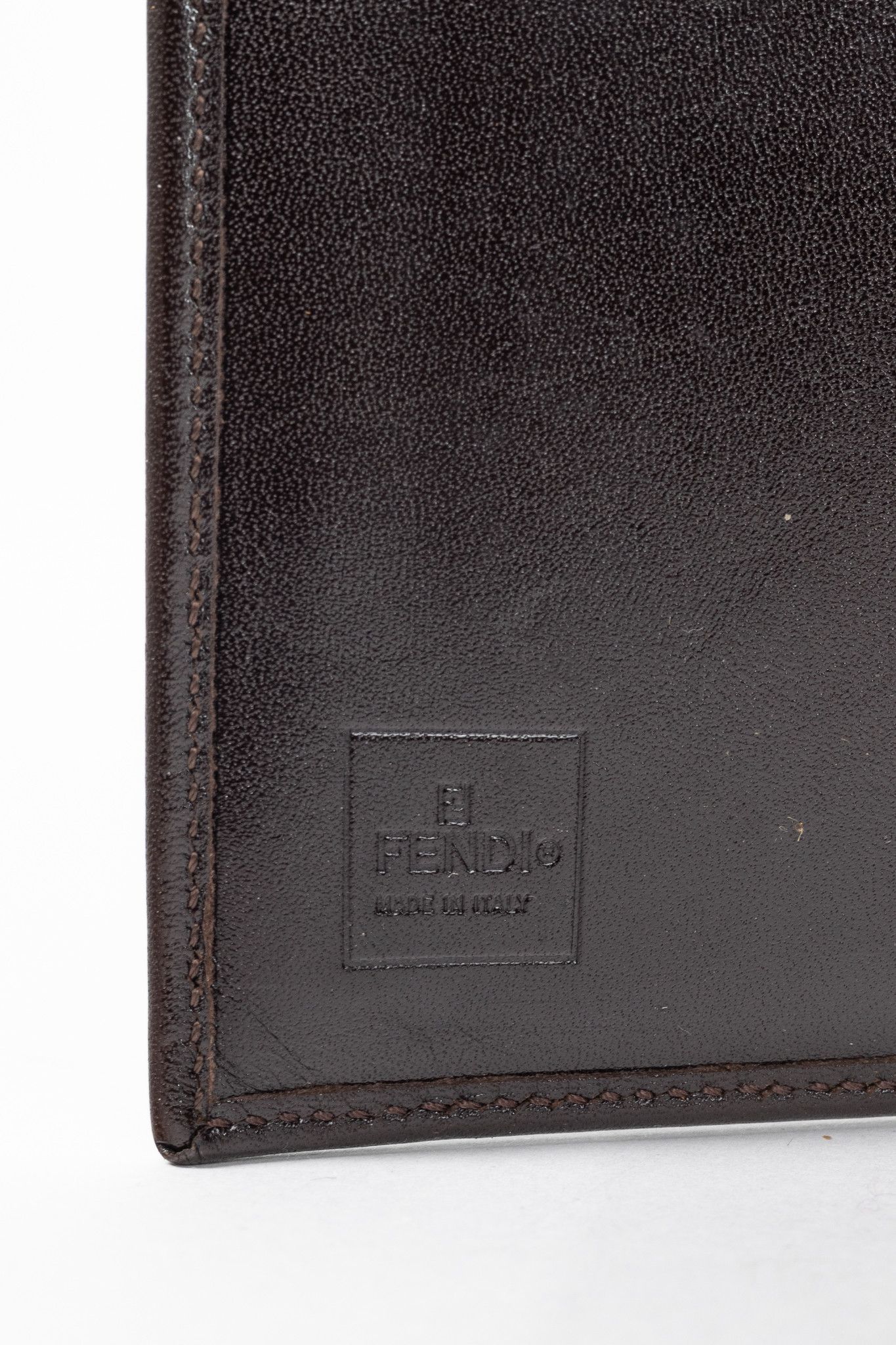 Fendi Fendi Brown Zucca Canvas Leather-Trim Agenda Cover Size ONE SIZE - 10 Thumbnail