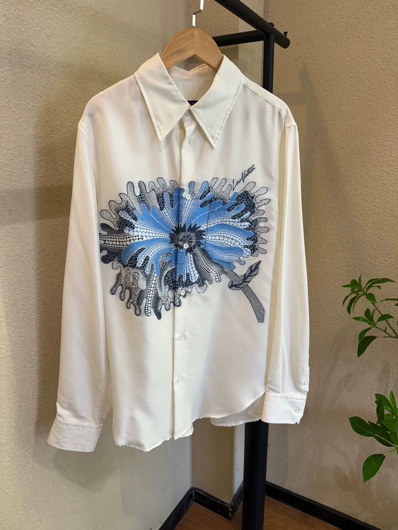 Louis Vuitton Louis Vuitton Kusama White Shirt XS Size US XS / EU 42 / 0 - 1 Thumbnail
