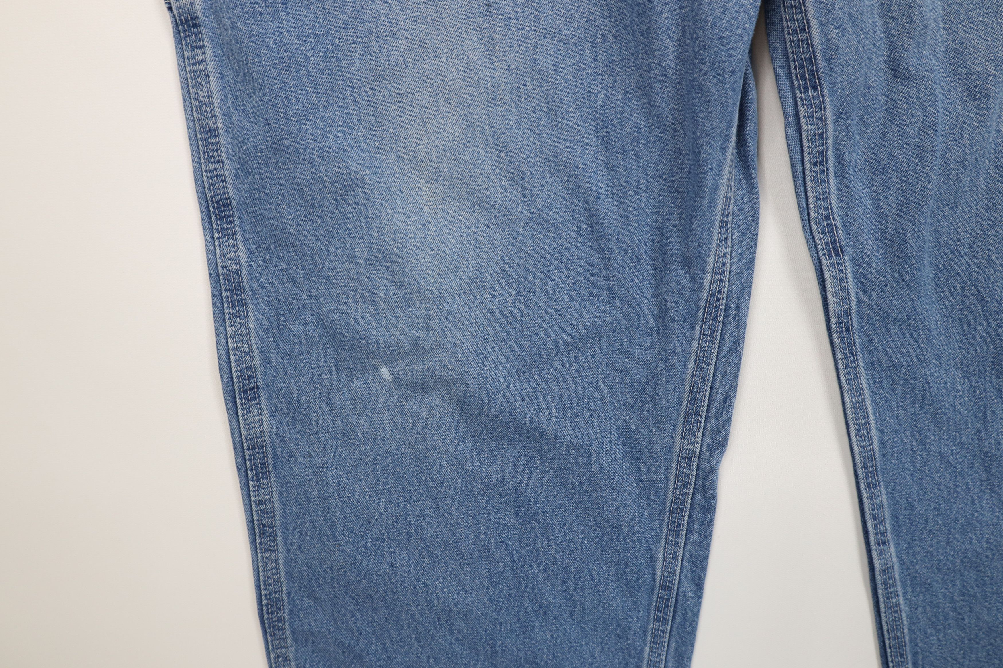 Carhartt Vintage Y2K Carhartt Wide Leg Dungaree Denim Jeans Blue Size US 38 / EU 54 - 7 Thumbnail