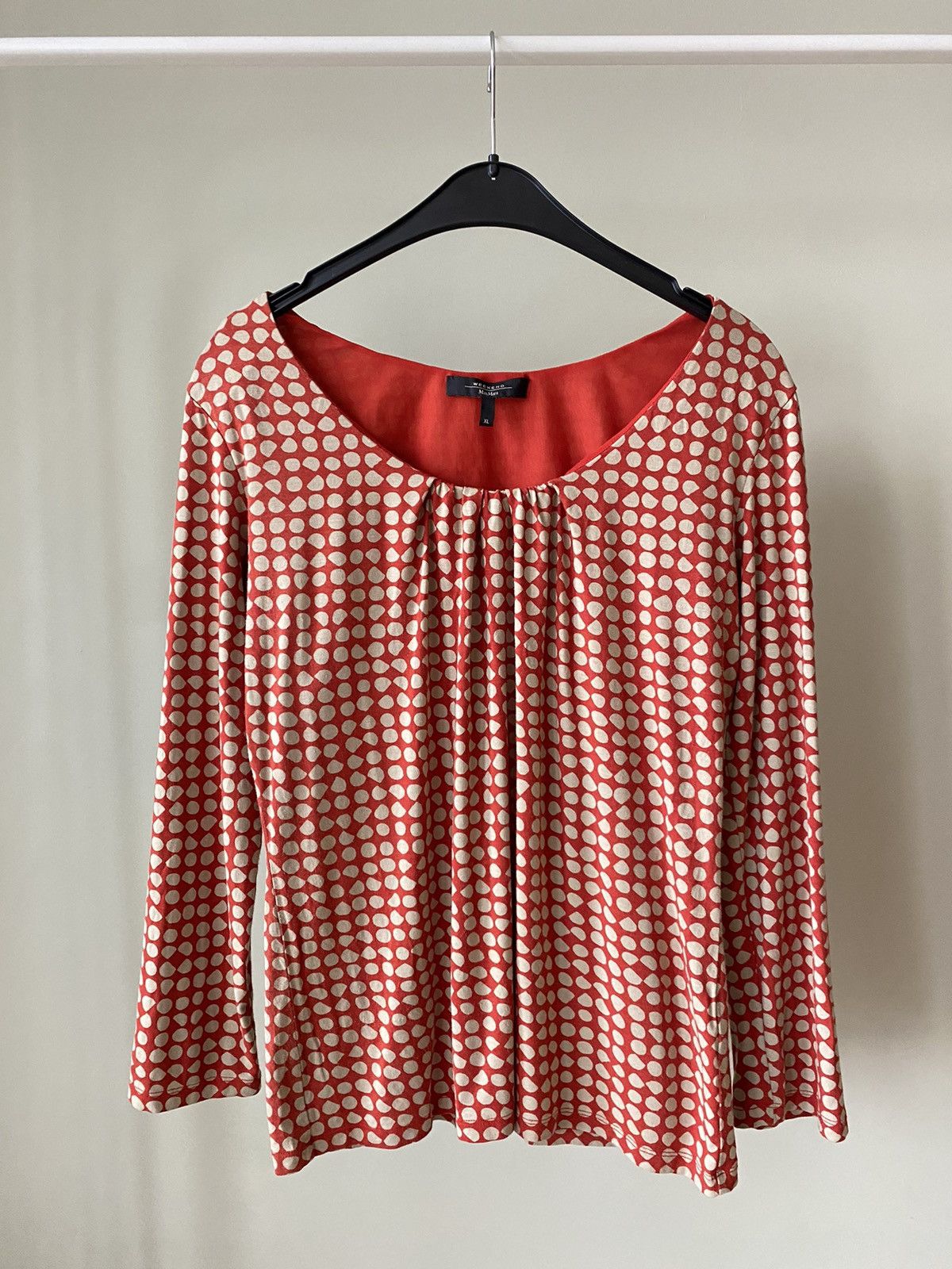 Max Mara × Weekend Max Mara Max Mara Weekend Polkadot blouses t shirt Size XL / US 12-14 / IT 48-50 - 1 Thumbnail