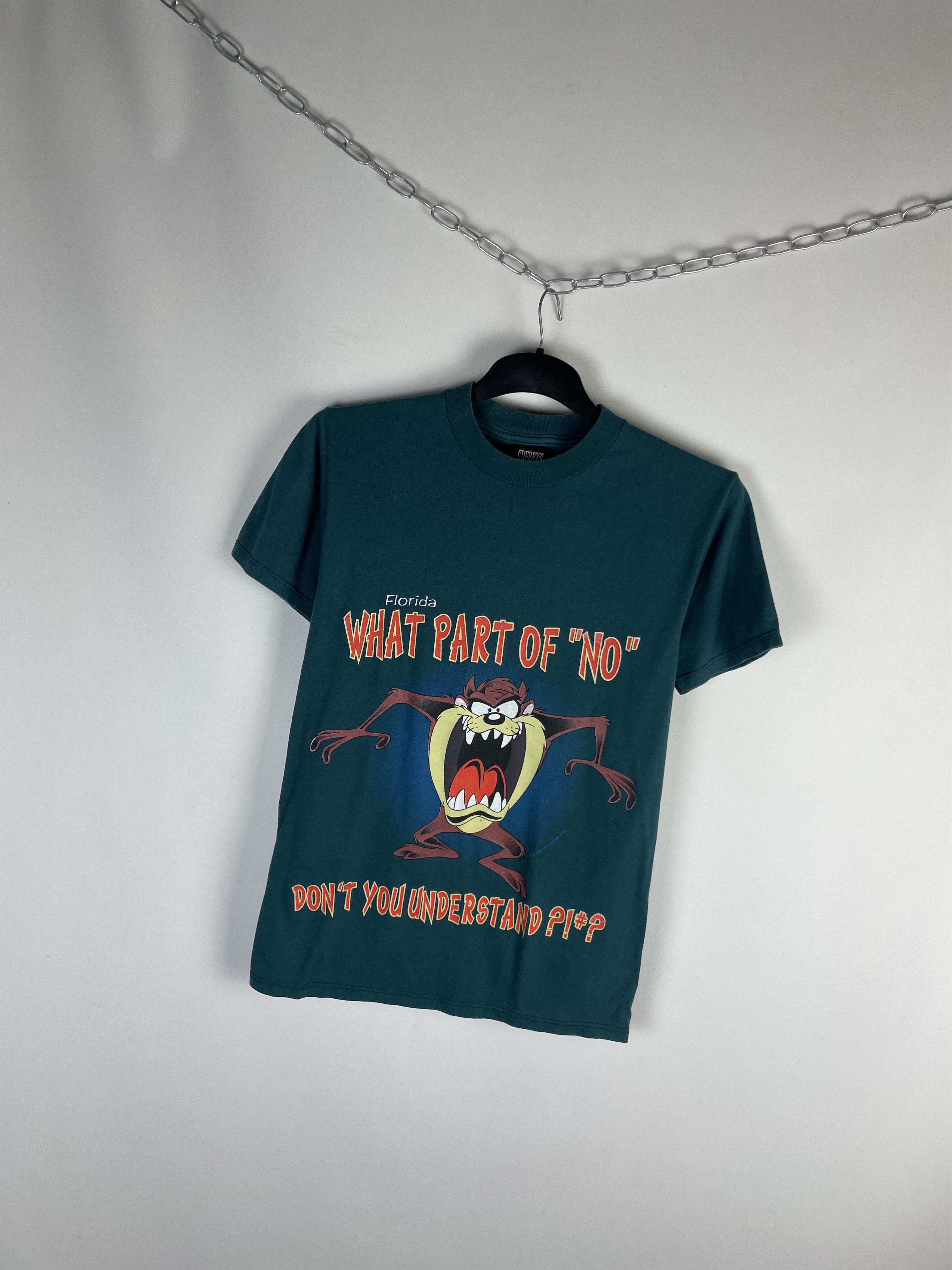 Vintage 1998 Warner Bros. Studio Taz Devil 90's Vintage T-shirt Size US S / EU 44-46 / 1 - 2 Thumbnail