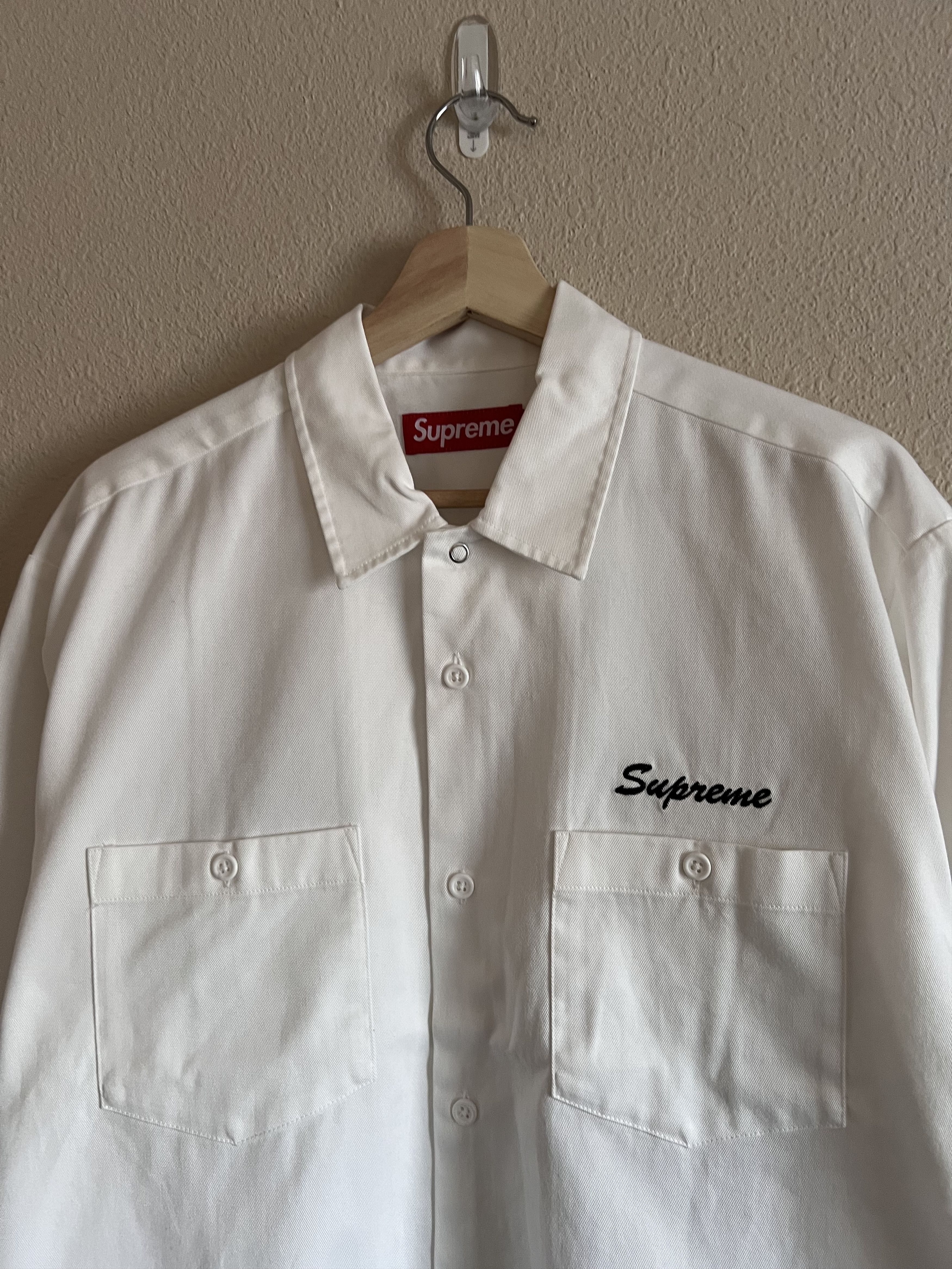 Supreme Supreme American Psycho Button Down Work Shirt in White Size US M / EU 48-50 / 2 - 4 Thumbnail