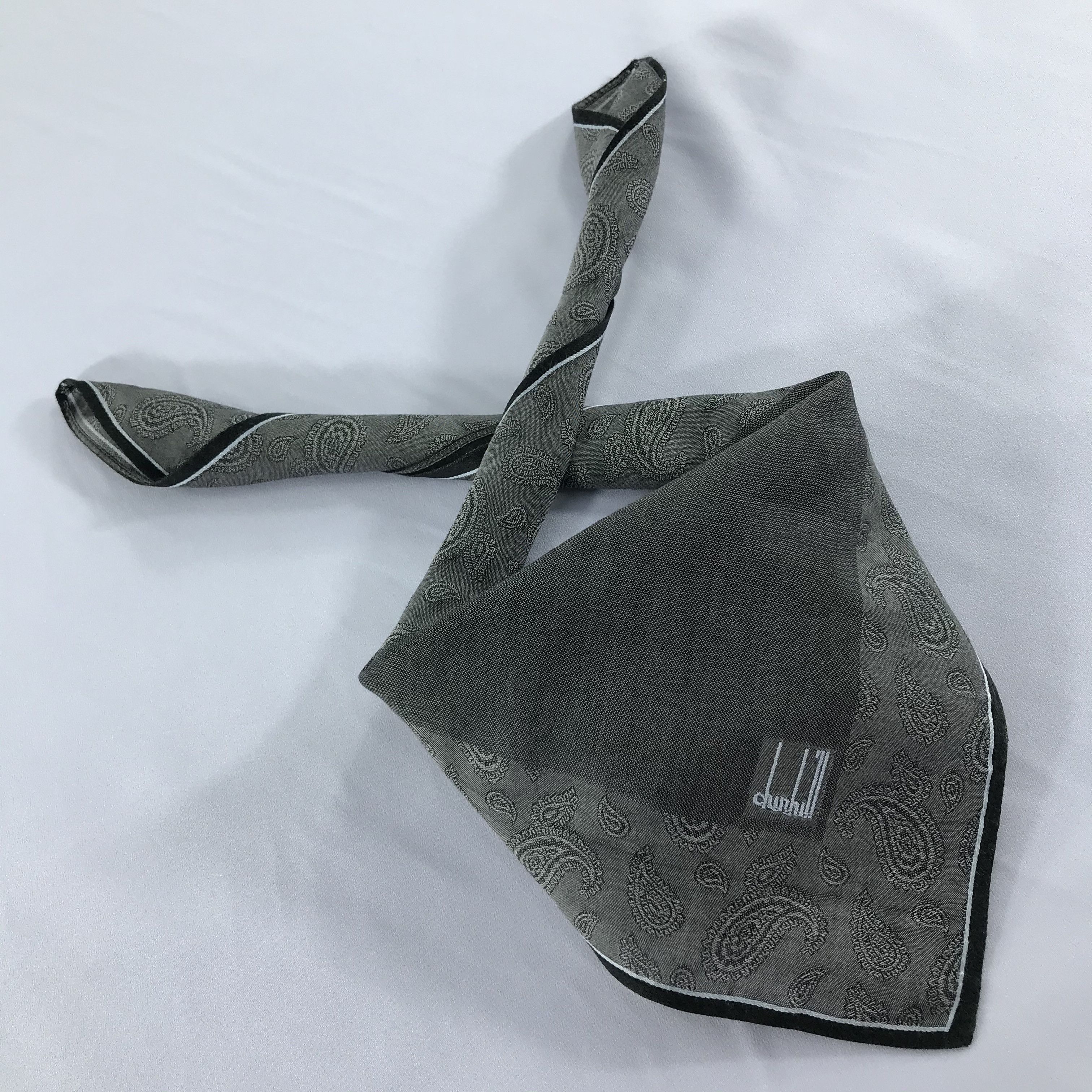 Alfred Dunhill × Vintage Alfred Dunhill Bandana/ Handkerchief / Neckerchief Size ONE SIZE - 2 Thumbnail