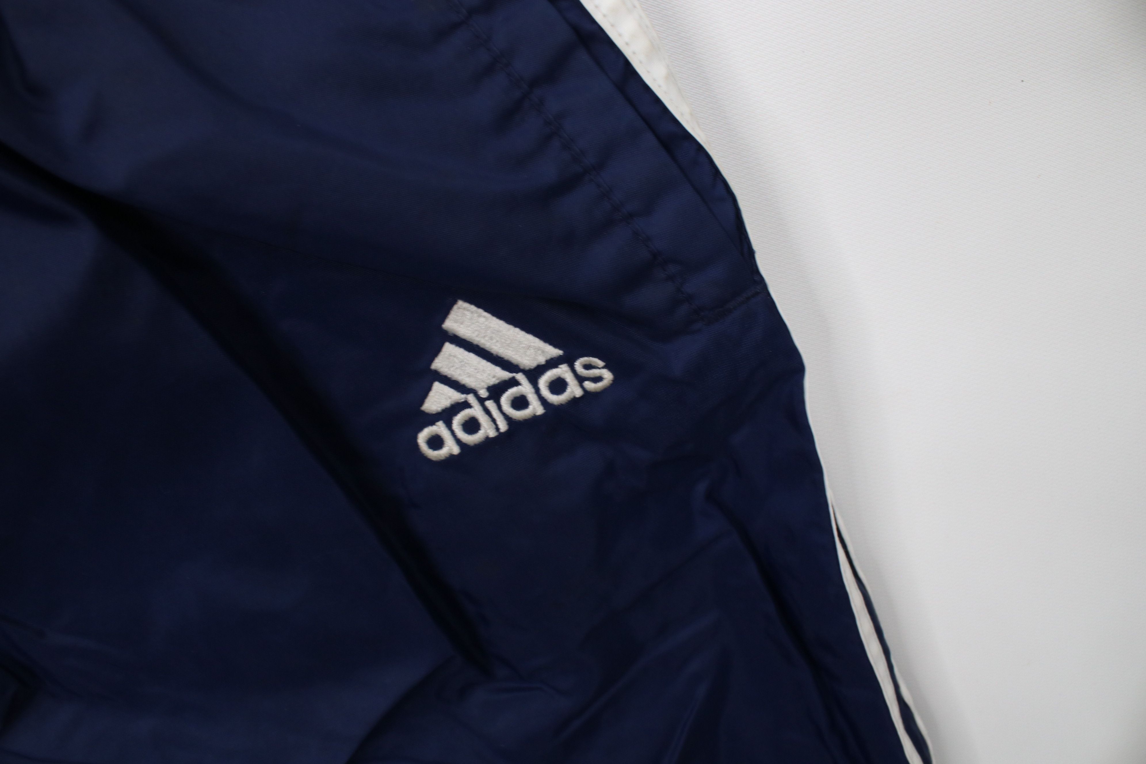 Adidas Vintage 90s Adidas Lined Tearaway Windbreaker Pants Blue Size US 34 / EU 50 - 8 Thumbnail