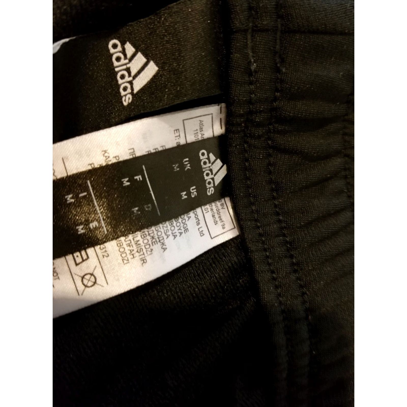 Adidas adidas Pants Mens M Medium Black Athletic Gym Jogger Sweatpants Size US 31 - 6 Thumbnail