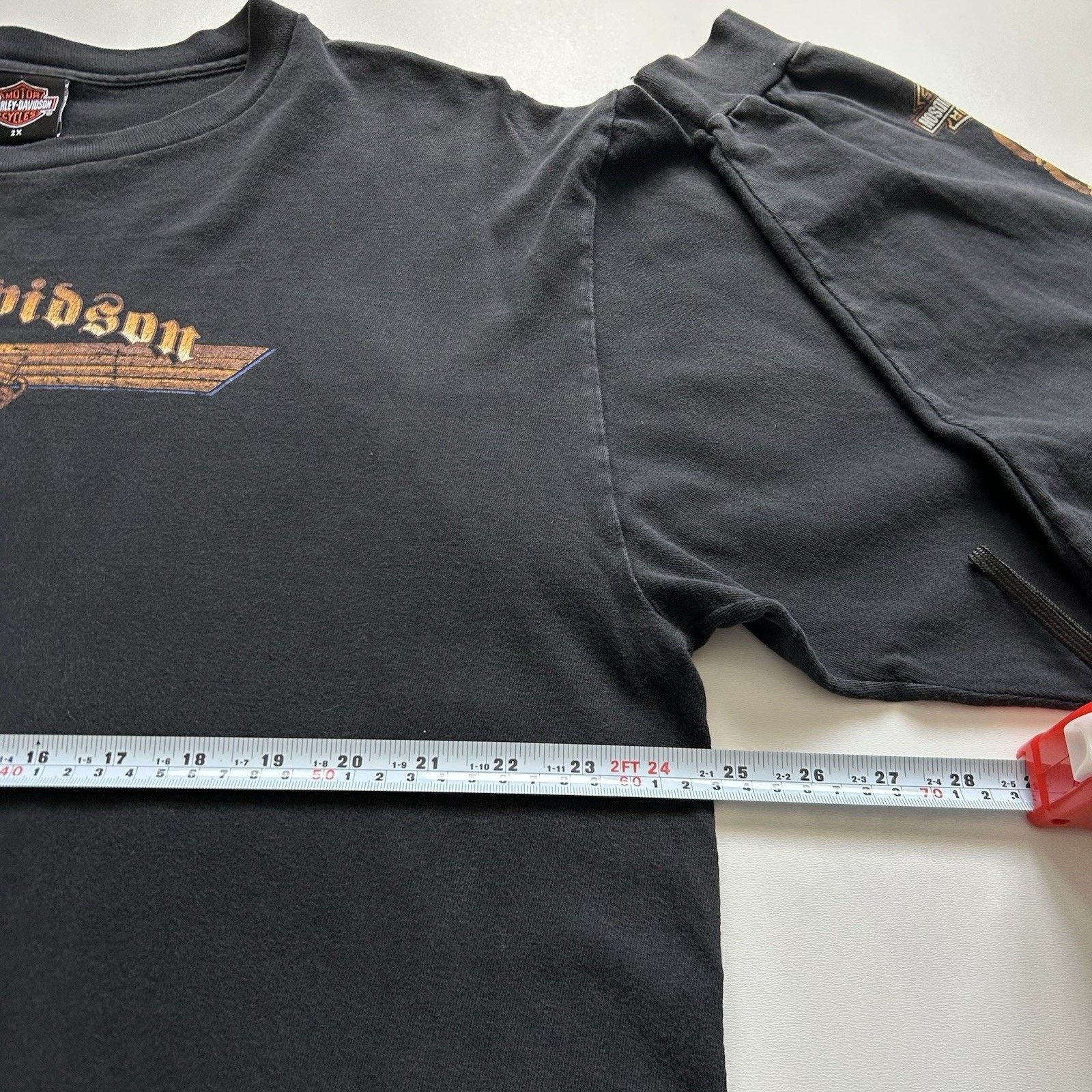Harley Davidson Vintage Harley Davidson Long Sleeve T Shirt 2XL Skull Chains Size US XXL / EU 58 / 5 - 7 Thumbnail