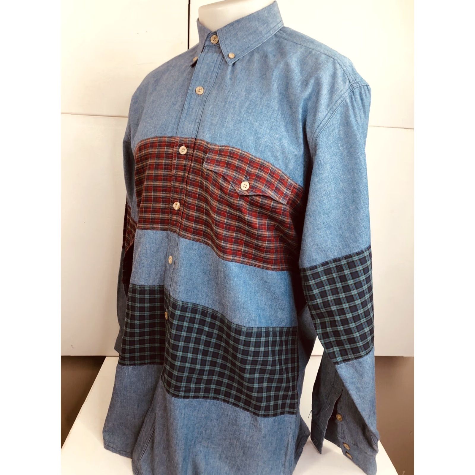 Roper Roper Western Rockabilly Mens L Shirt Size US L / EU 52-54 / 3 - 3 Thumbnail