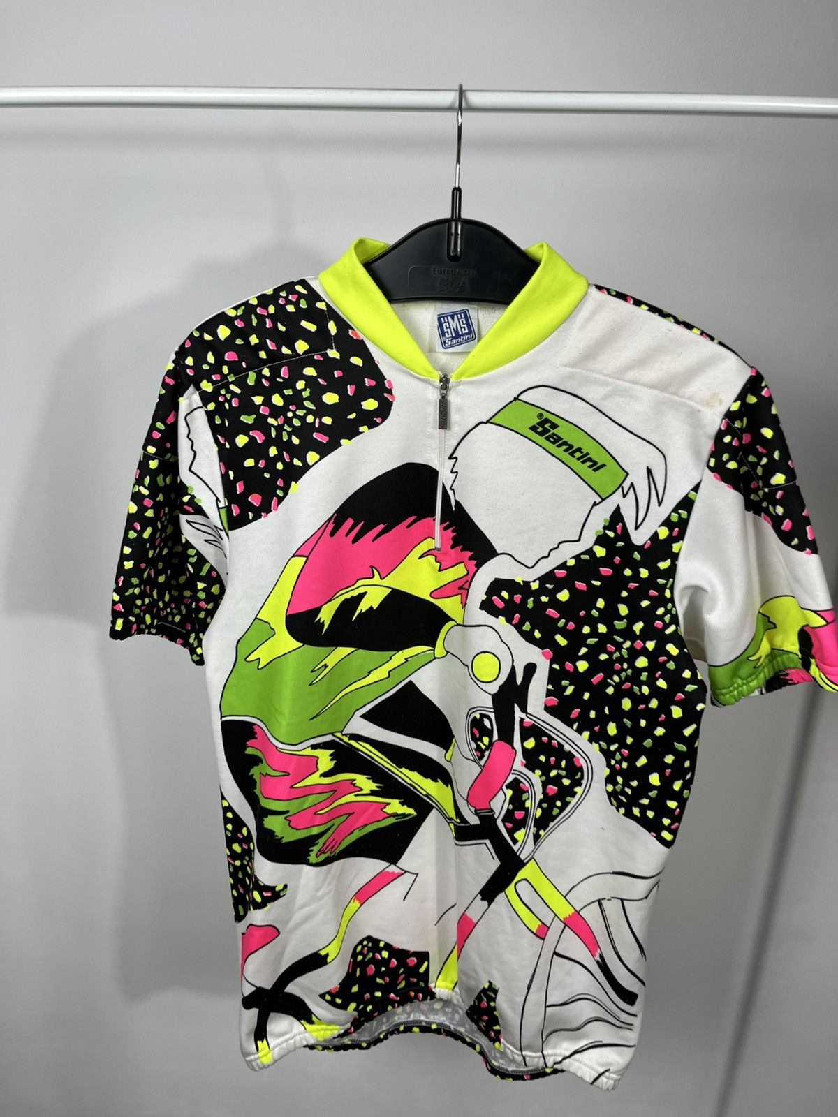 Other Vintage Santini Cycling Jersey Made in Italy XXL Bike Shirt Size US XXL / EU 58 / 5 - 2 Thumbnail