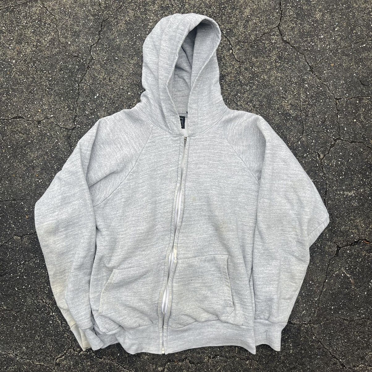 Vintage Vintage Thrashed 80s JON LAUREN Double Sided Full Zip Raglan Size US L / EU 52-54 / 3 - 1 Thumbnail