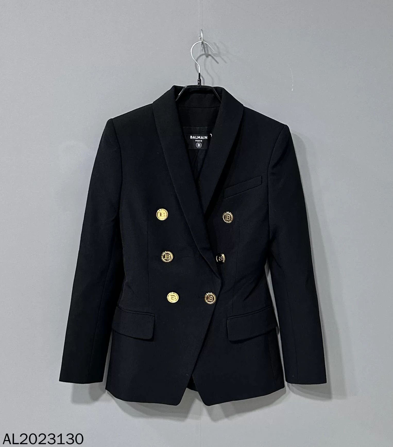 Balmain Gold Button Blazer