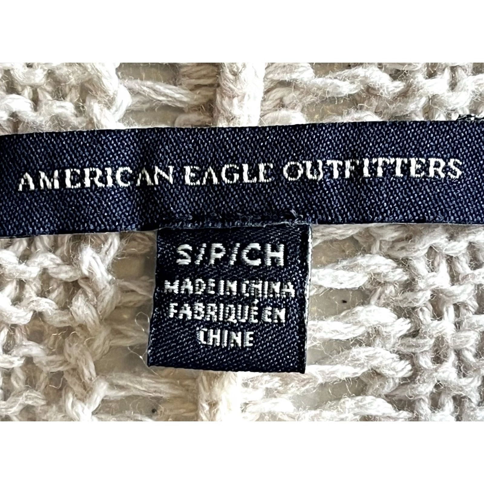 American Eagle Outfitters American Eagle Womens Sweater Small Light Brown Long Sleeve Open Front Cardigan Size S / US 4 / IT 40 - 6 Thumbnail