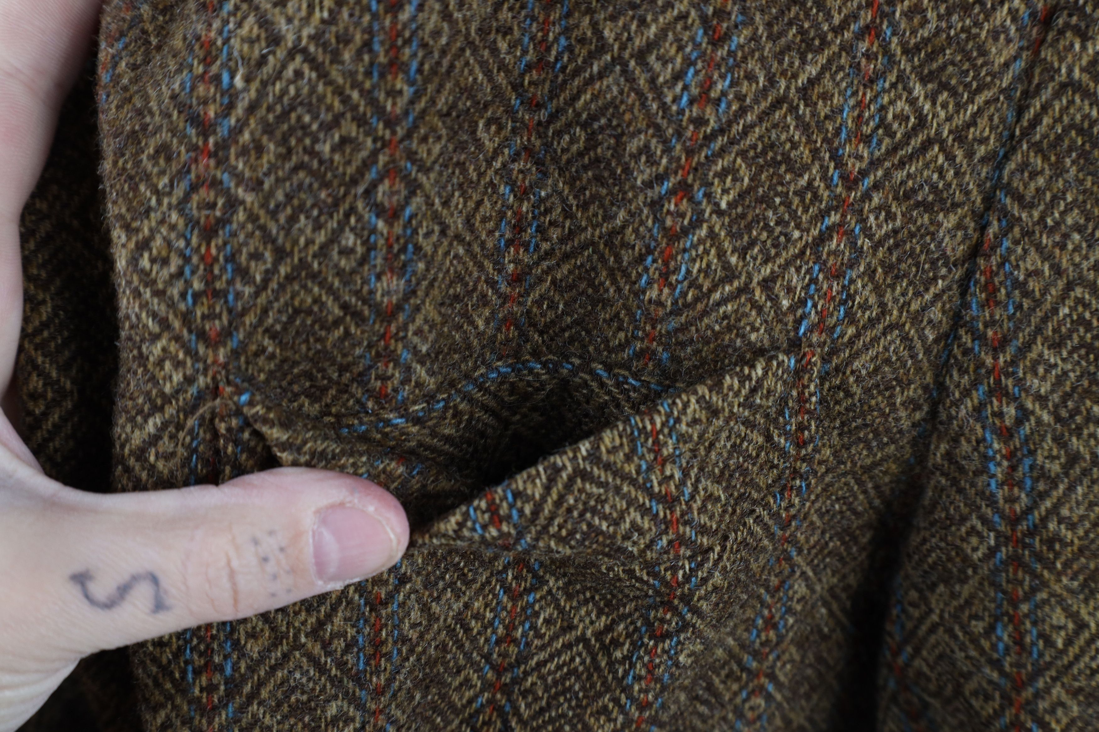 Vintage Vintage 60s 70s Streetwear Geometric Coat Blazer Jacket USA Size US L / EU 52-54 / 3 - 11 Thumbnail