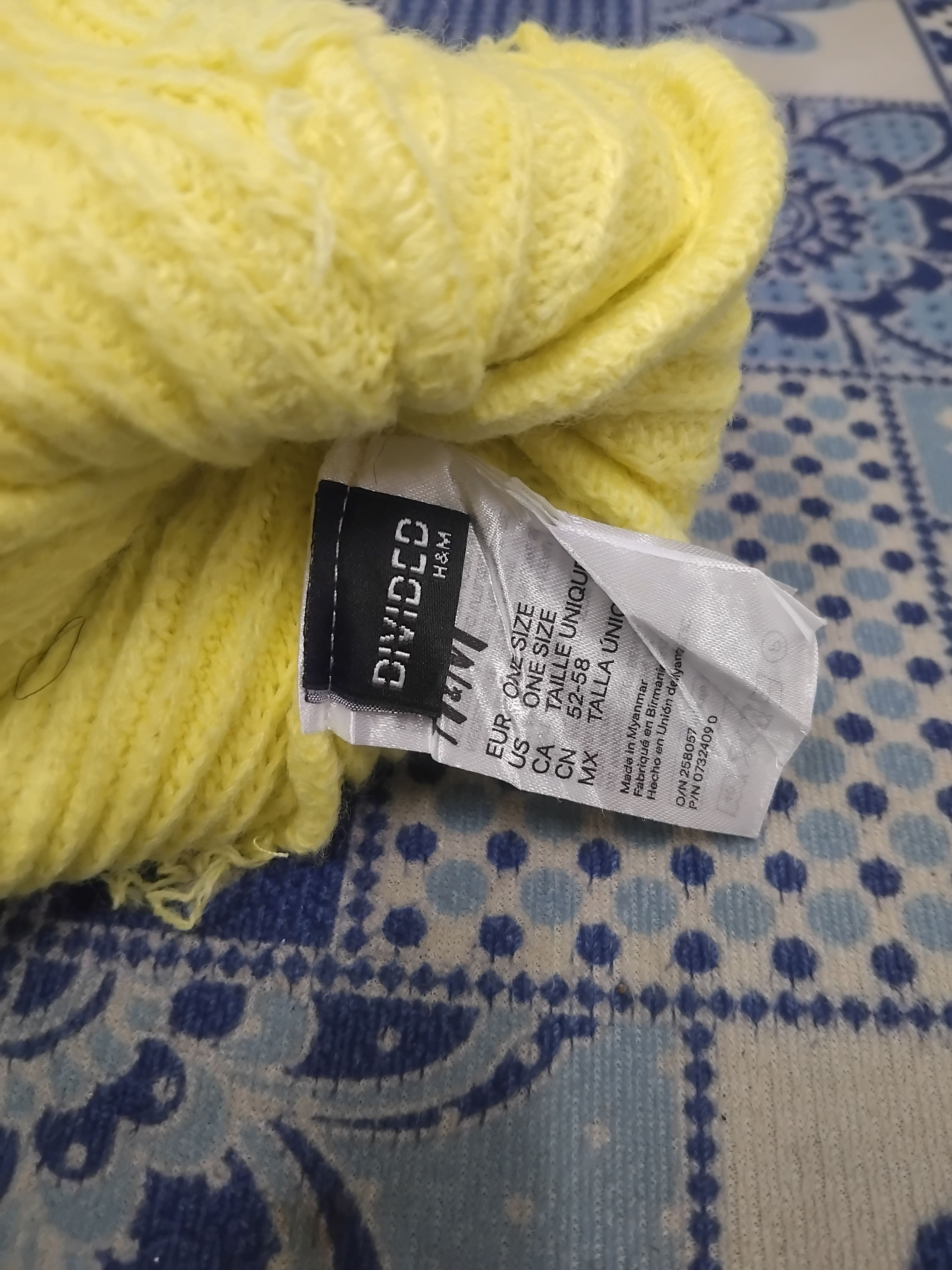 H&M 💥H&M yellow Beanie Size ONE SIZE - 2 Thumbnail
