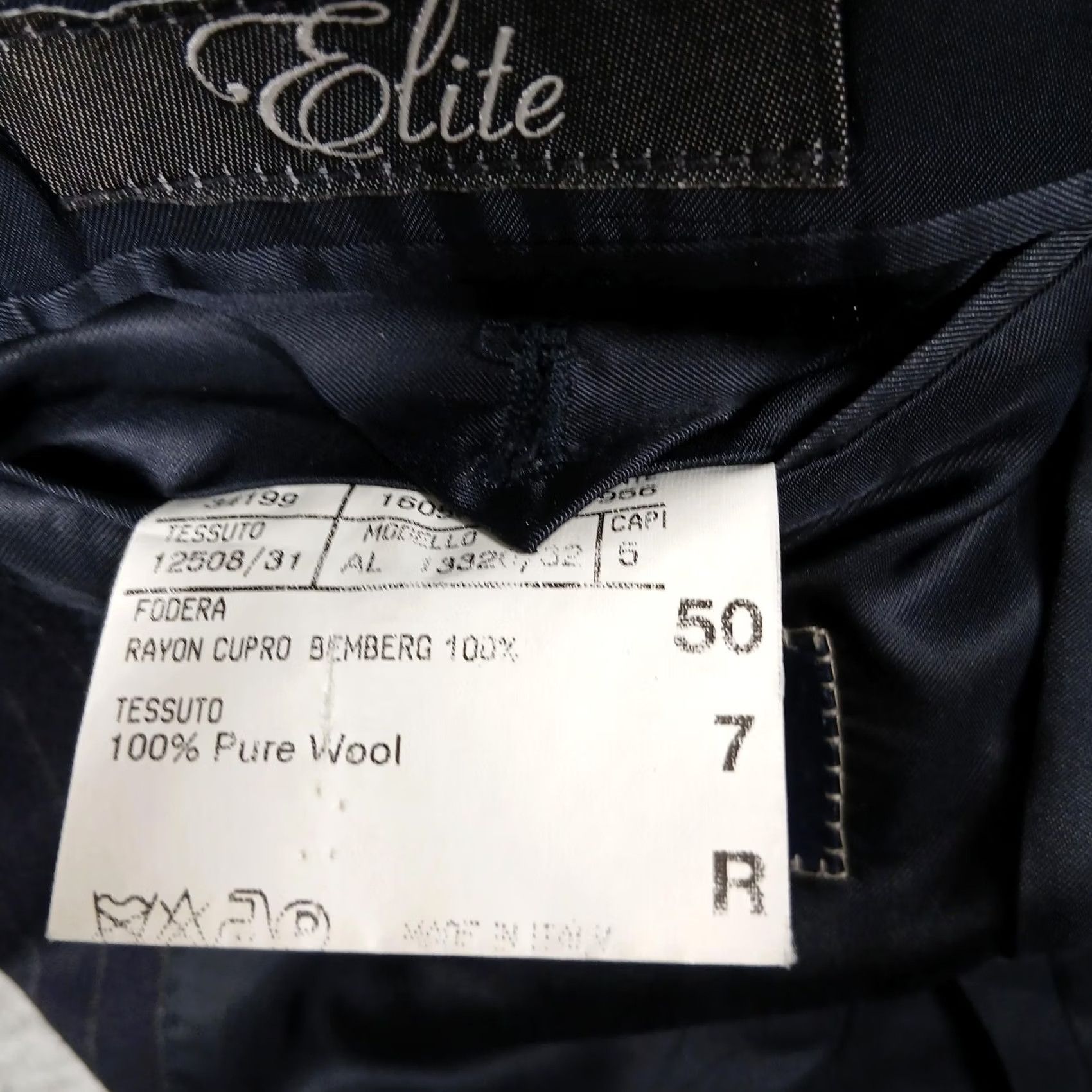 Canali Canali Suit Jacket Mens 40R Charcoal Pinstripe Wool Made in Italy 3-Button Lined Size 40R - 4 Thumbnail