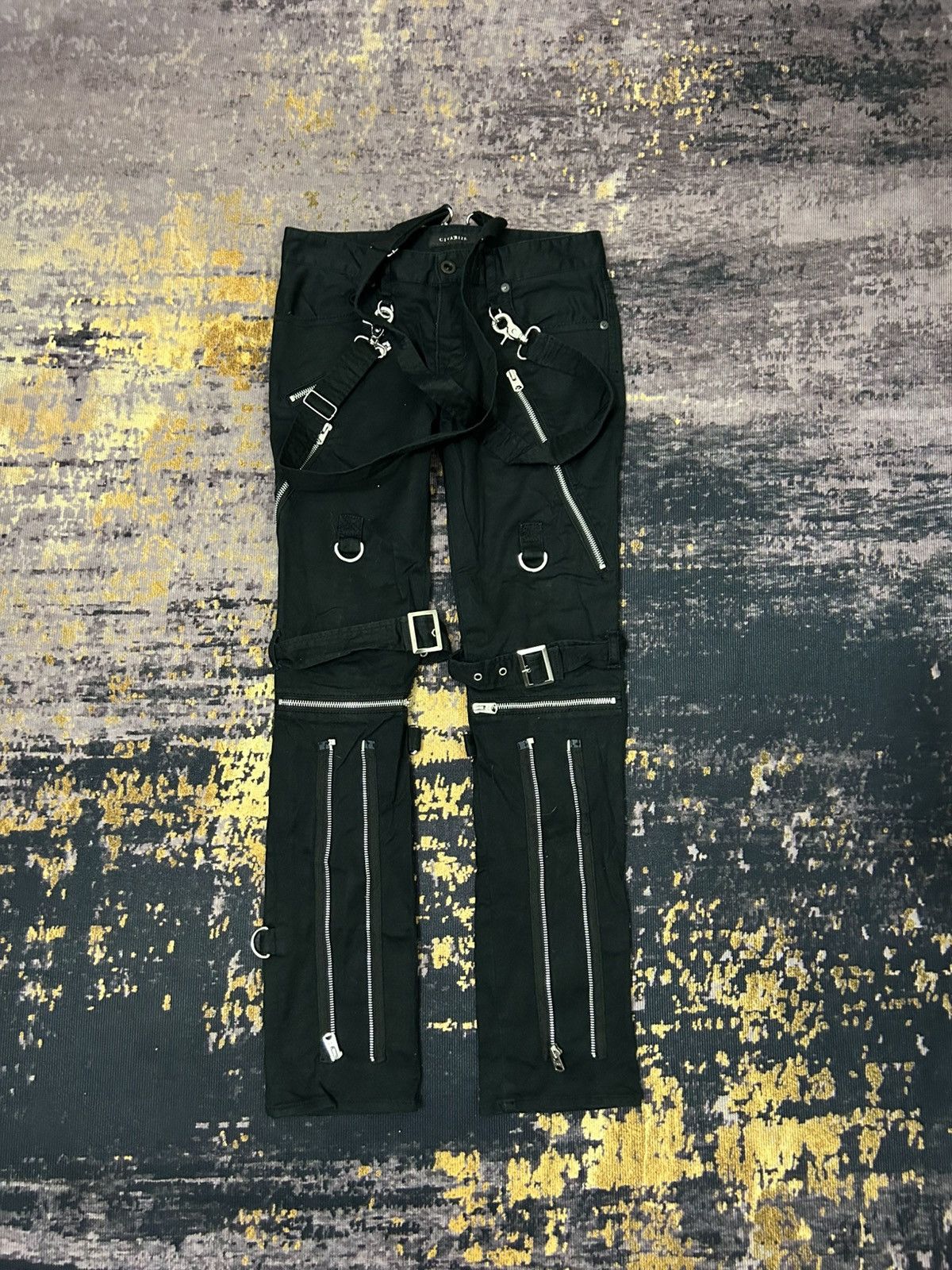 CIVARIZE Cavarize Bondage Punk Suspender Pants Size US 28 / EU 44 - 1 Thumbnail