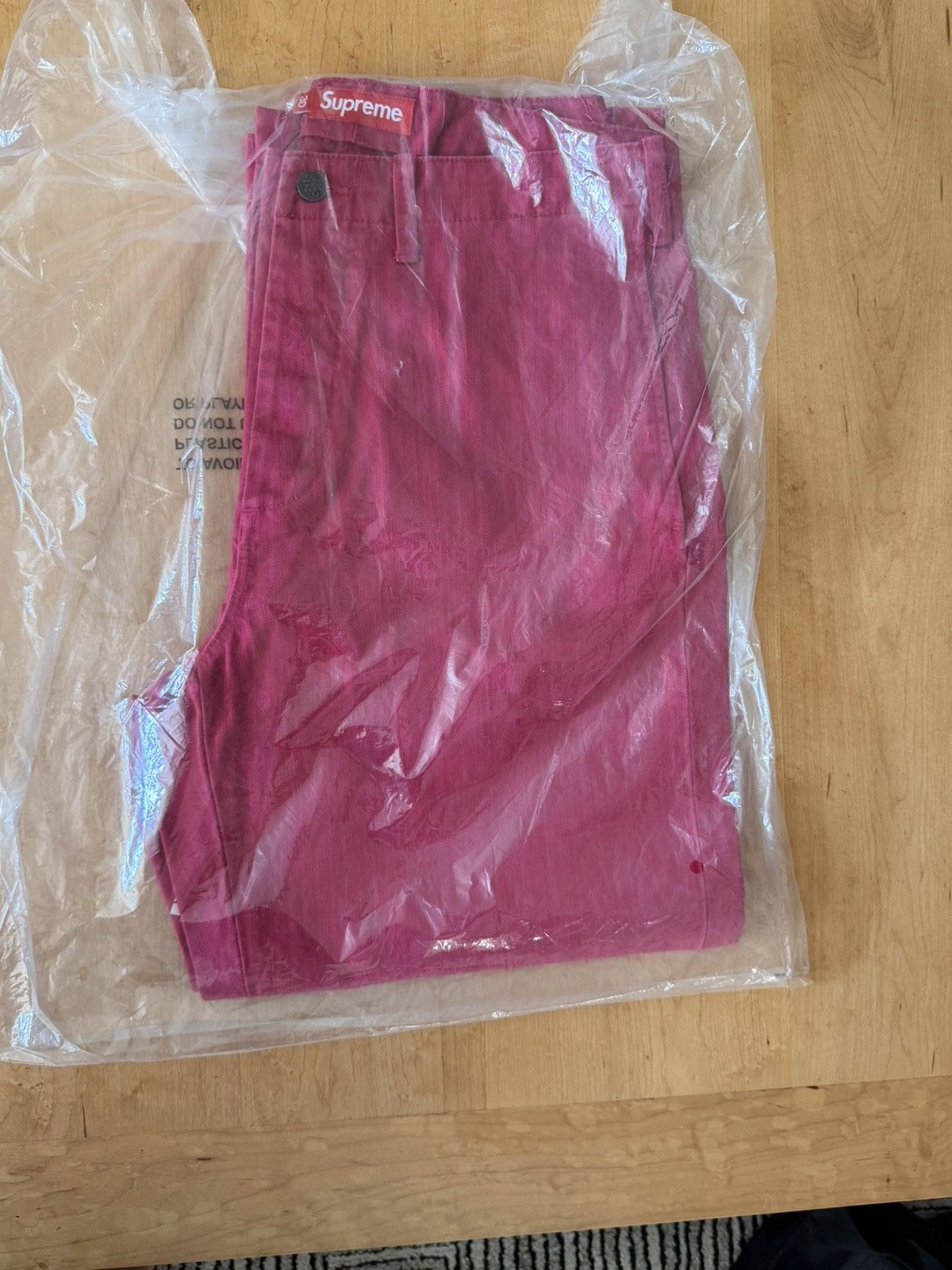 Supreme Washed Herringbone Chino Pant Size US 30 / EU 46 - 1 Thumbnail