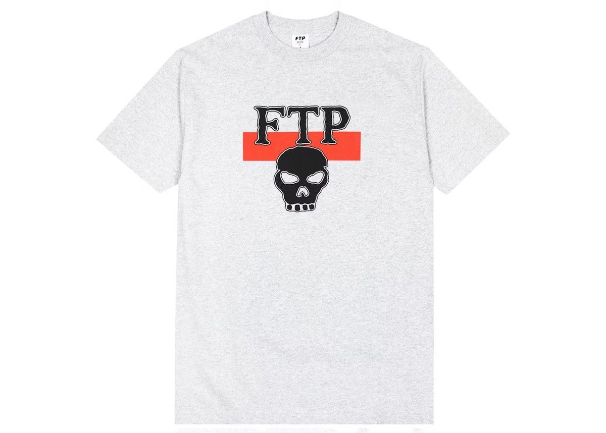 Fuck The Population FTP Skull Tee (Ash) Size US M / EU 48-50 / 2 - 1 Thumbnail