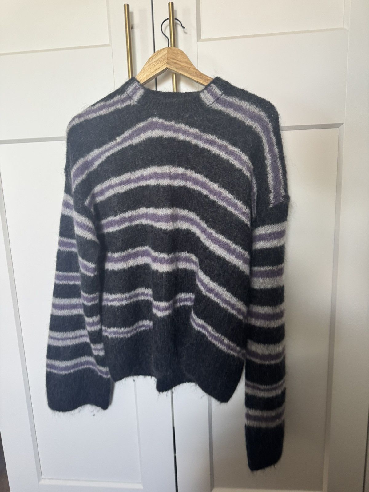 Acne Studios Acne Studios Striped Mohair-Blend Sweater Size US M / EU 48-50 / 2 - 2 Thumbnail