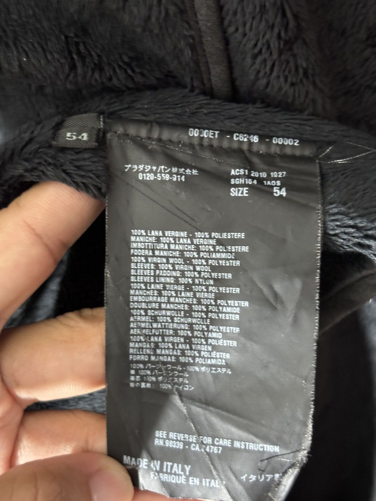 Prada Prada Black Tab Inner Jacket Size US L / EU 52-54 / 3 - 4 Thumbnail