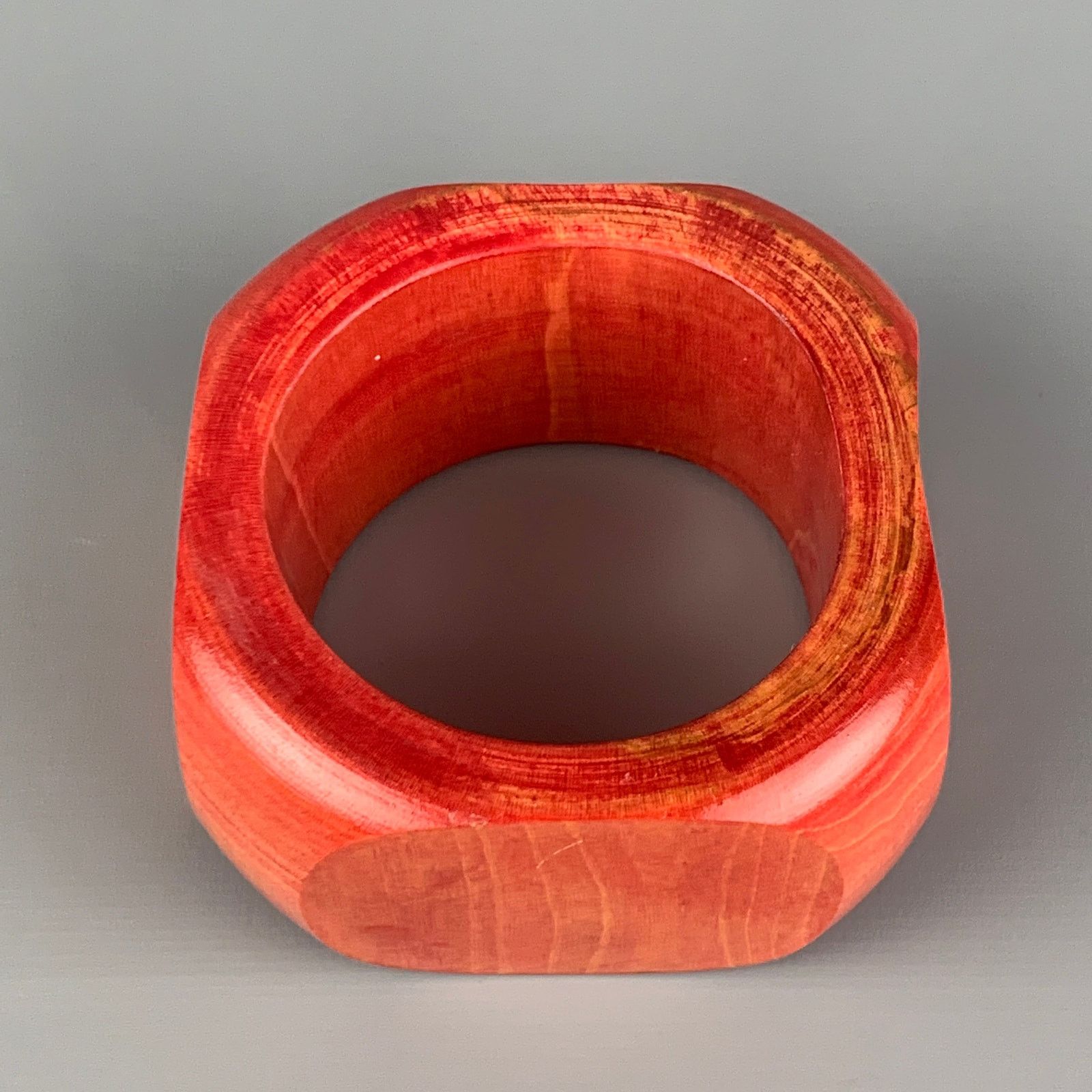 Vintage VINTAGE Red Wood Cuff Bracelet Size ONE SIZE - 2 Thumbnail