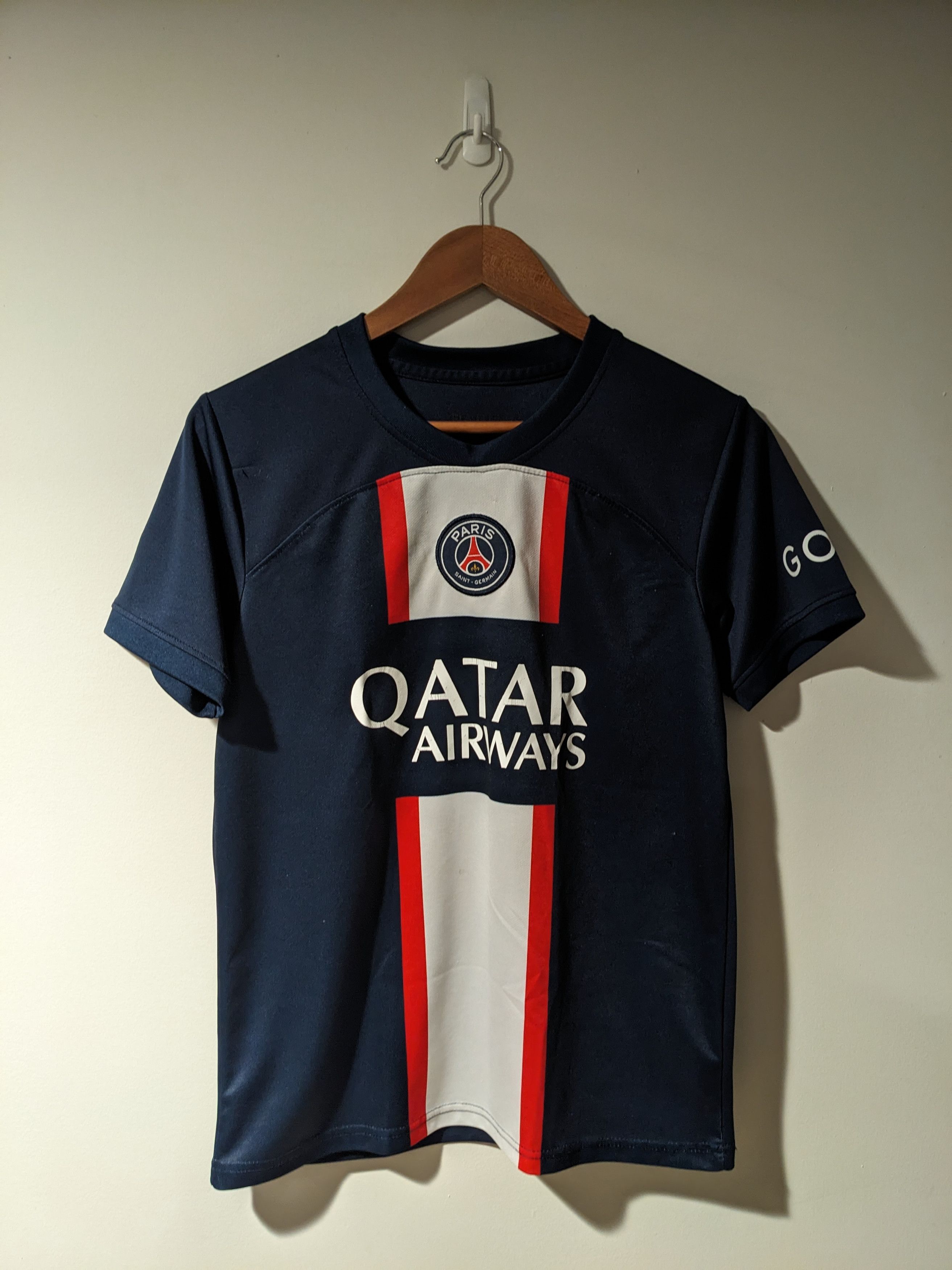 Other Mbappe Paris Saint German Blue Small Soccer Futbol Jersey Size US S / EU 44-46 / 1 - 7 Thumbnail