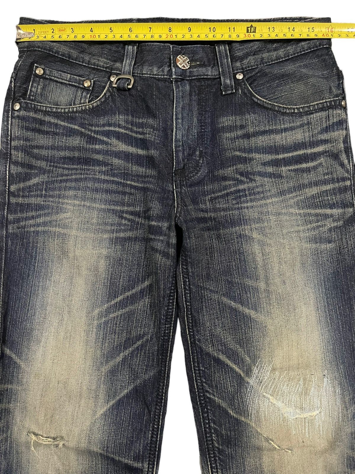 Edwin Exclusive Vintage Edwin XVS Blue Wash Style Baggy Jeans Size US 32 / EU 48 - 11 Thumbnail