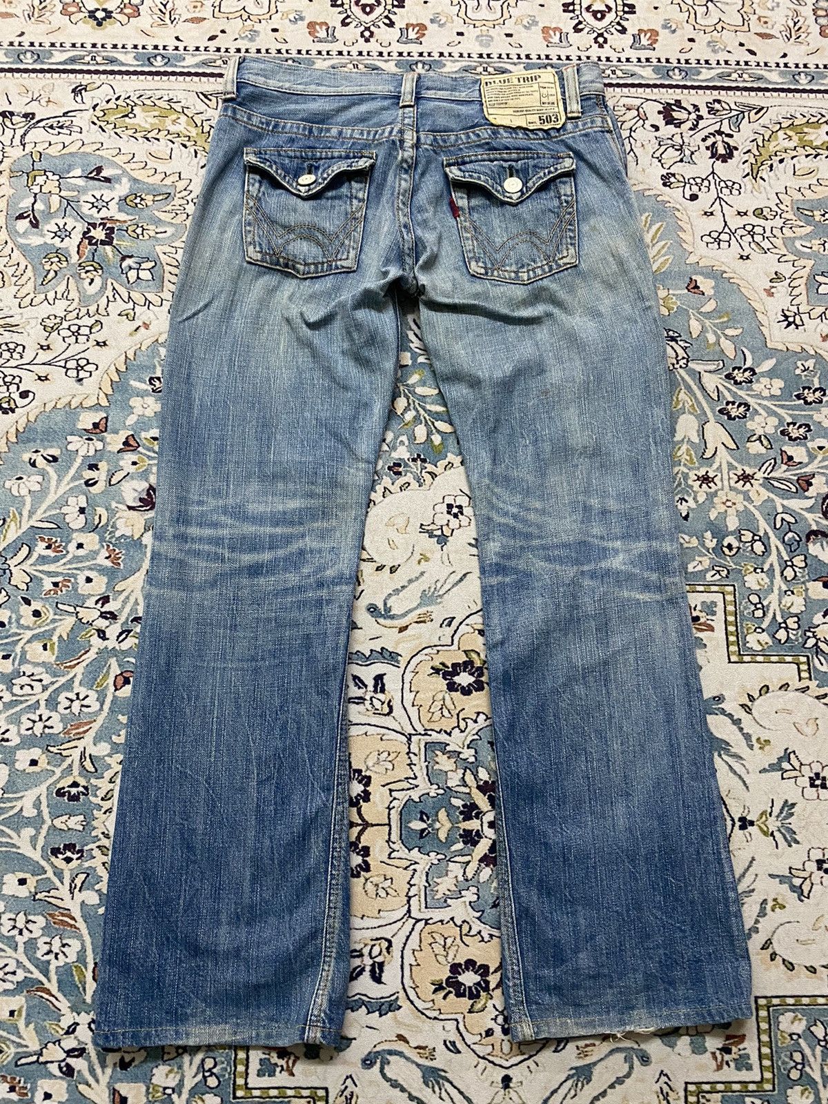 Edwin × Vintage 🔥 Flared Jeans X Edwin 503 Size US 32 / EU 48 - 5 Thumbnail