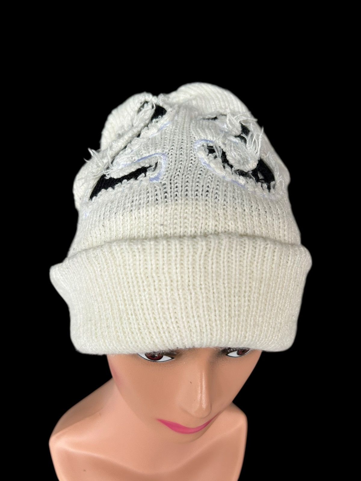 Japanese Brand × Kapital × Vintage Japanese Distressed Punk Bondage Style Beanie Hats Size ONE SIZE - 5 Thumbnail
