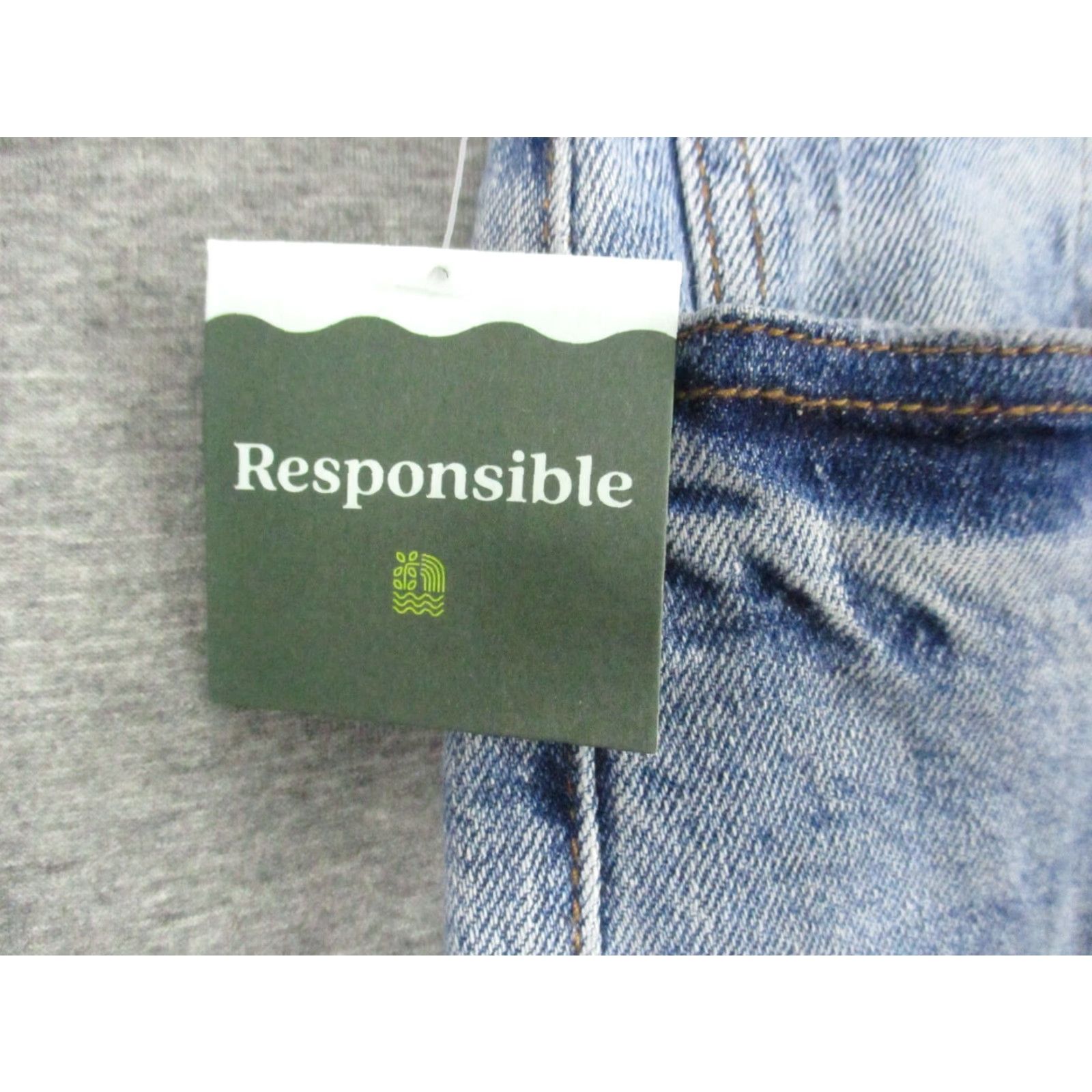 Rsq RSQ JEANS Slim Taper Flex Denim Jeans 30x32 Blue Mens Regular 30 Slim 5-Pocket Logo Zipper Distressed Denim Blue Brand New Tags Size US 30 / EU 46 - 4 Thumbnail