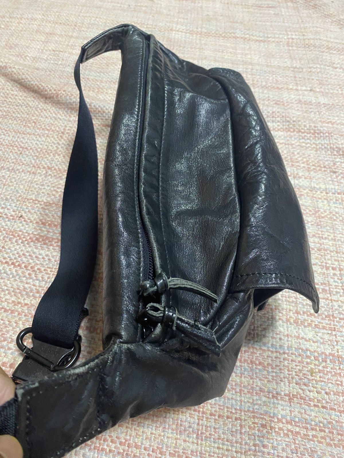 Japanese Brand Vintage Indeed Japan pewter leather pouch bag Size ONE SIZE - 8 Thumbnail