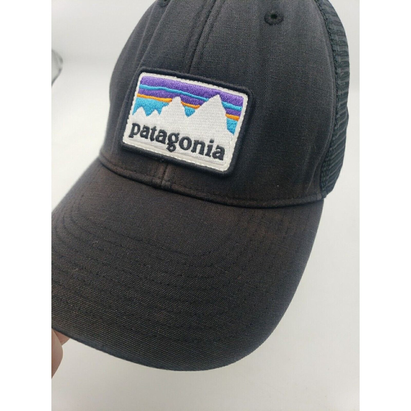 Patagonia Patagonia Logo Distressed Trucker Snapback Hat Men Faded Size ONE SIZE - 4 Thumbnail