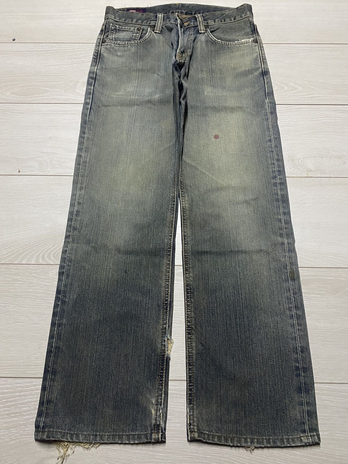 Edwin Vintage Japanese Brand Edwin 503 Faded Distressed Jeans Size US 31 - 1 Thumbnail