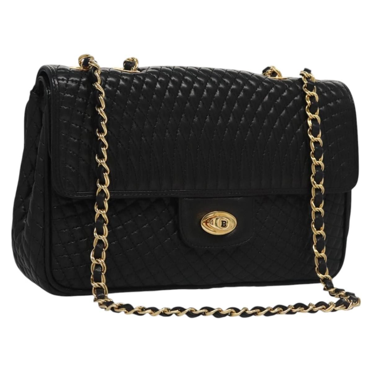 Bally Black Leather Shoulder Bag (Pre-Owned) Size ONE SIZE - 1 Thumbnail