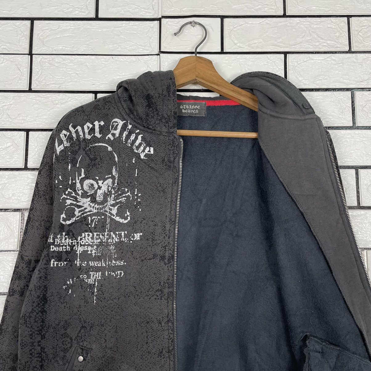 Japanese Brand Japanese Brand Strange Heaven Skull Zipper Hoodie Size US S / EU 44-46 / 1 - 10 Thumbnail