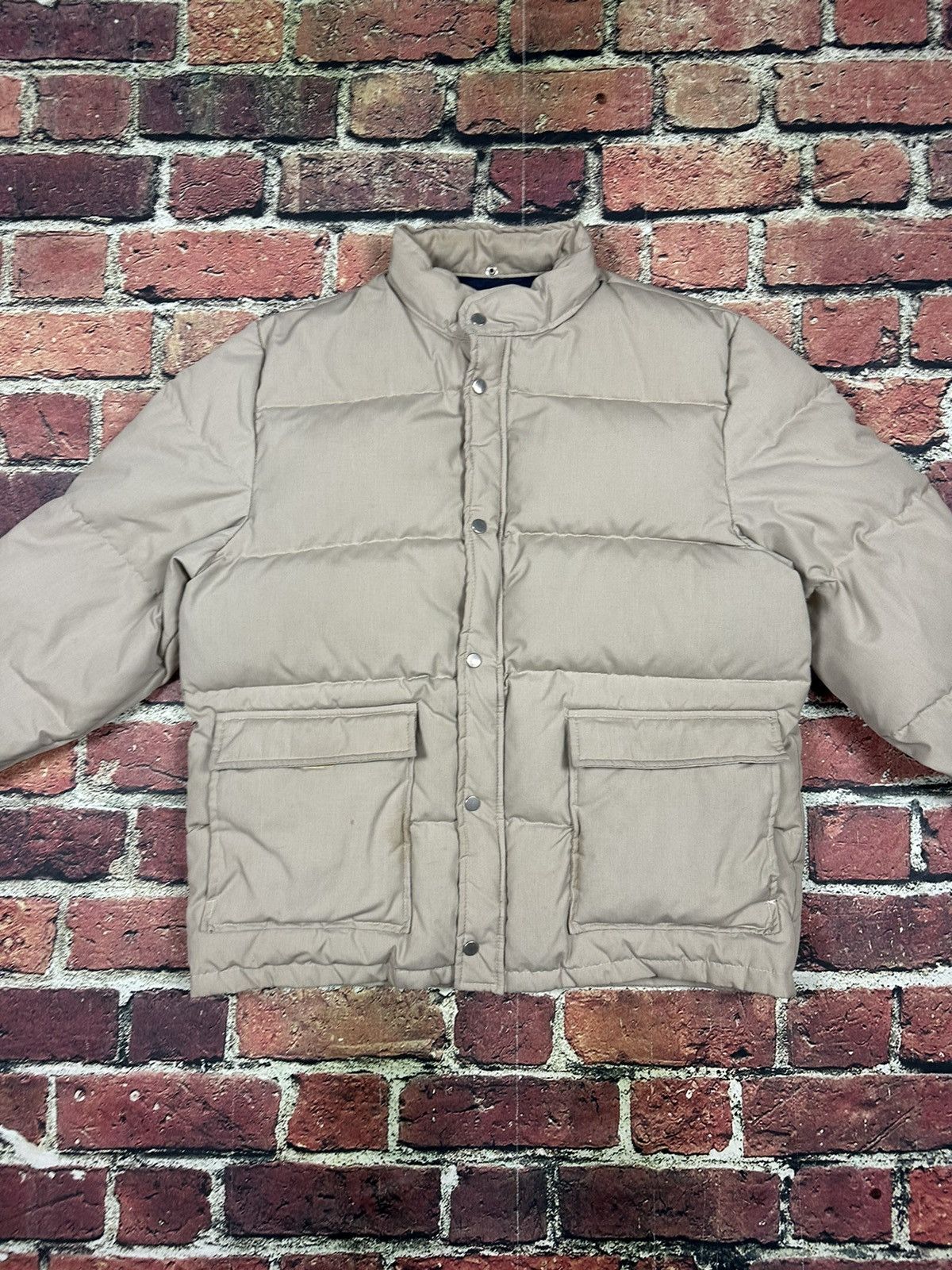 Vintage Vintage Montgomery Ward Down Puffer Jacket Coat 70s Feathers Size US L / EU 52-54 / 3 - 3 Thumbnail