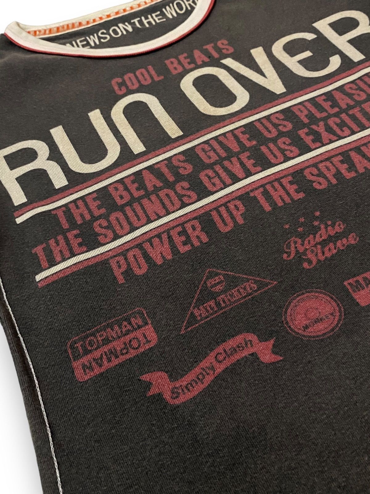 Japanese Brand JAPAN NEWSON THE WORLD VACANCY RINGER TEE Size S / US 4 / IT 40 - 6 Thumbnail