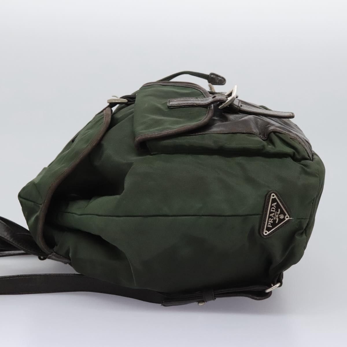 Prada PRADA Backpack Nylon Khaki Size ONE SIZE - 4 Thumbnail