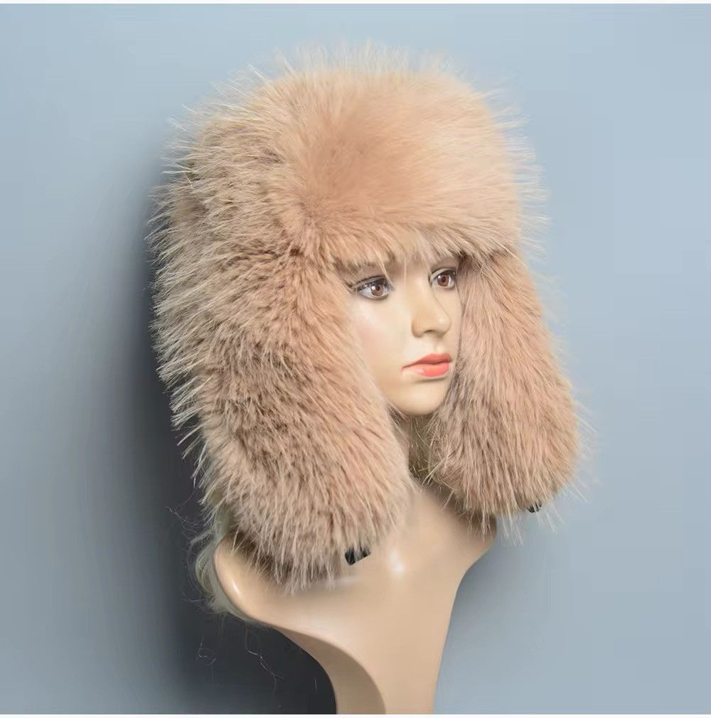 Japanese Brand × Vintage Unisex Artificial Raccoon Fur Hat Size ONE SIZE - 1 Thumbnail
