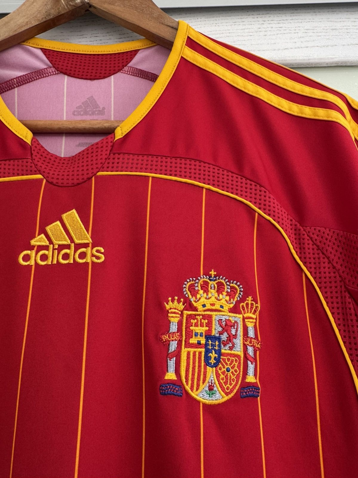 Adidas Vintage Spain 2006-2007 Home Soccer Jersey Football Shirt Size US S / EU 44-46 / 1 - 8 Thumbnail