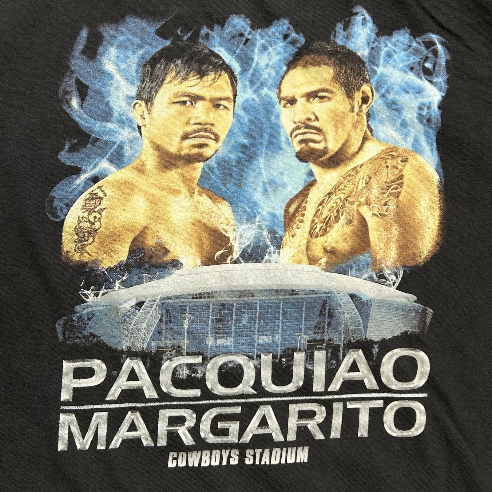 Vintage 2010 Pacquiao VS Margarito Cowboys Stadium Boxing Tee XL Size US XL / EU 56 / 4 - 2 Thumbnail
