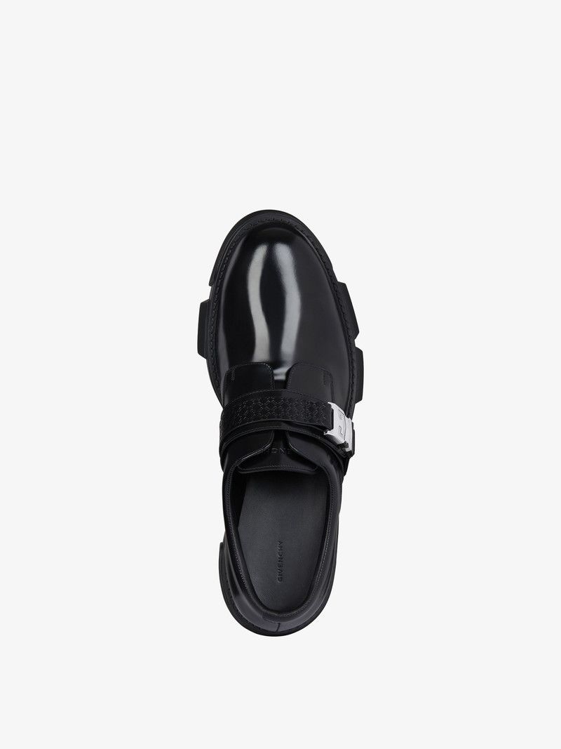Givenchy o1srvl11e0326 Terra Derbies Shoes in Black Size US 8 / EU 41 - 4 Thumbnail