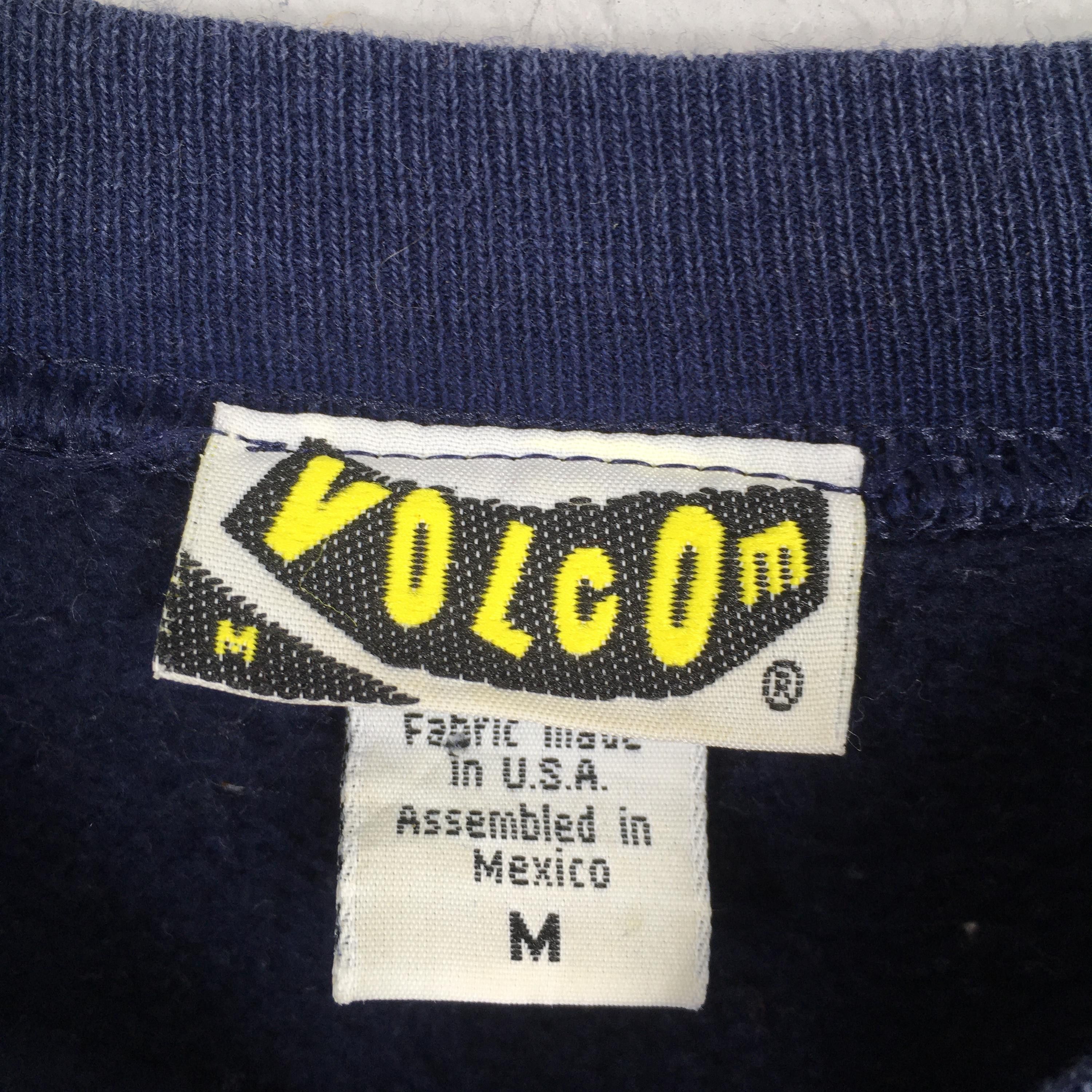 Vintage × Volcom Vintage 90s Volcom Skateboarding Blue Sweatshirt Medium Size US M / EU 48-50 / 2 - 6 Thumbnail