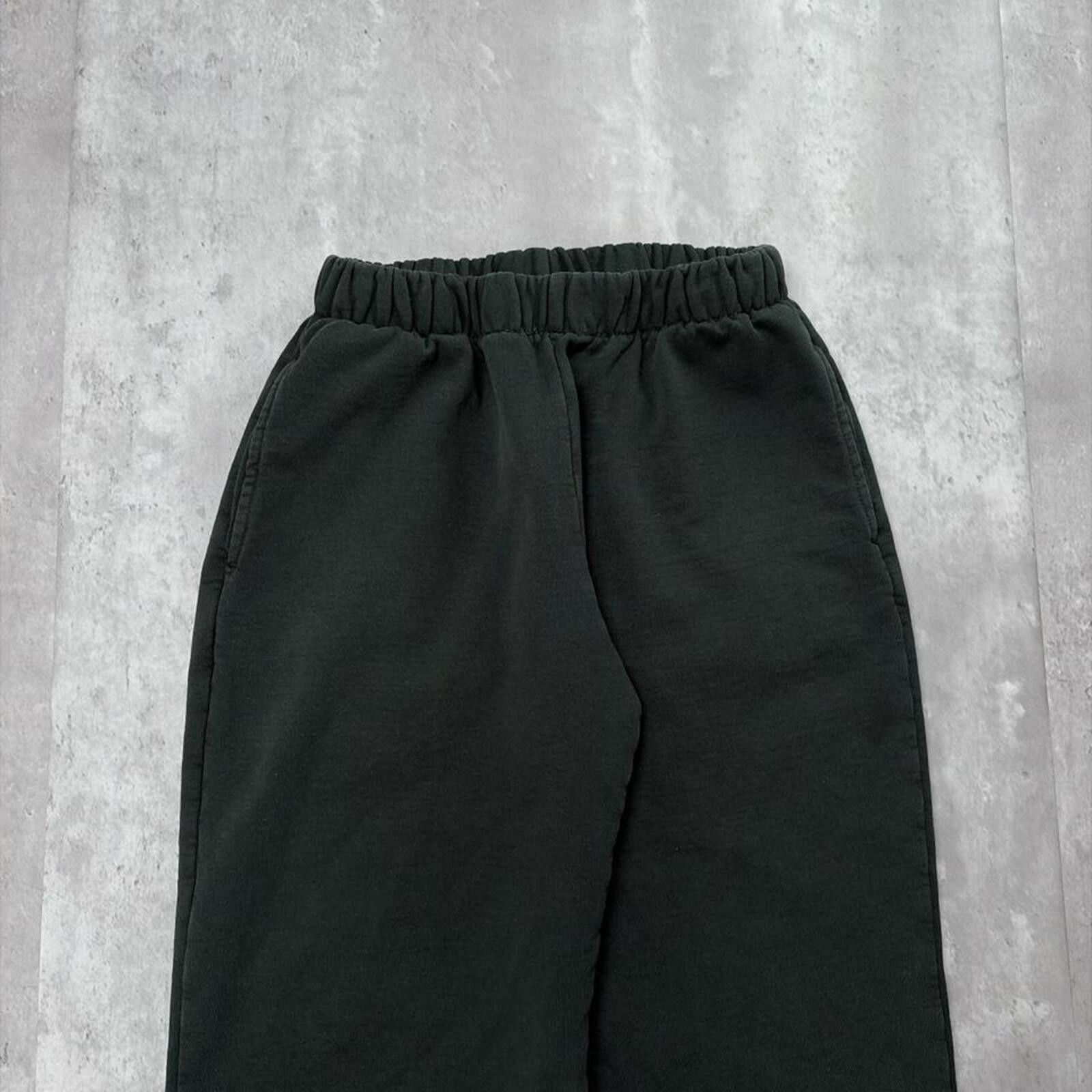 Other Y2K Green Brandy Melville Grunge Baggy Cuffed Sweatpants Size 30" / US 8 / IT 44 - 3 Thumbnail