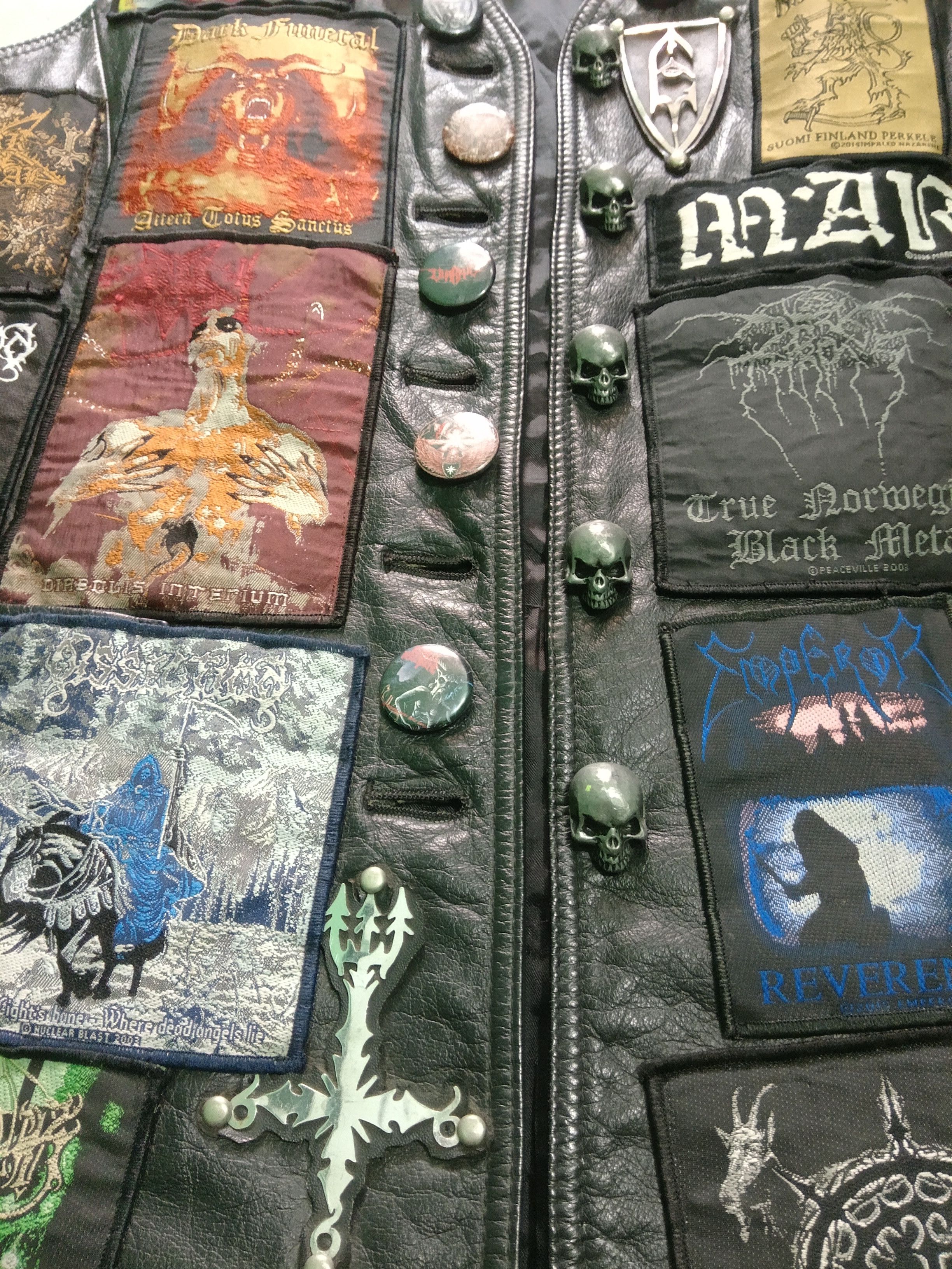 Handmade × Leather BATTLE VEST leather vest Size US M / EU 48-50 / 2 - 4 Thumbnail