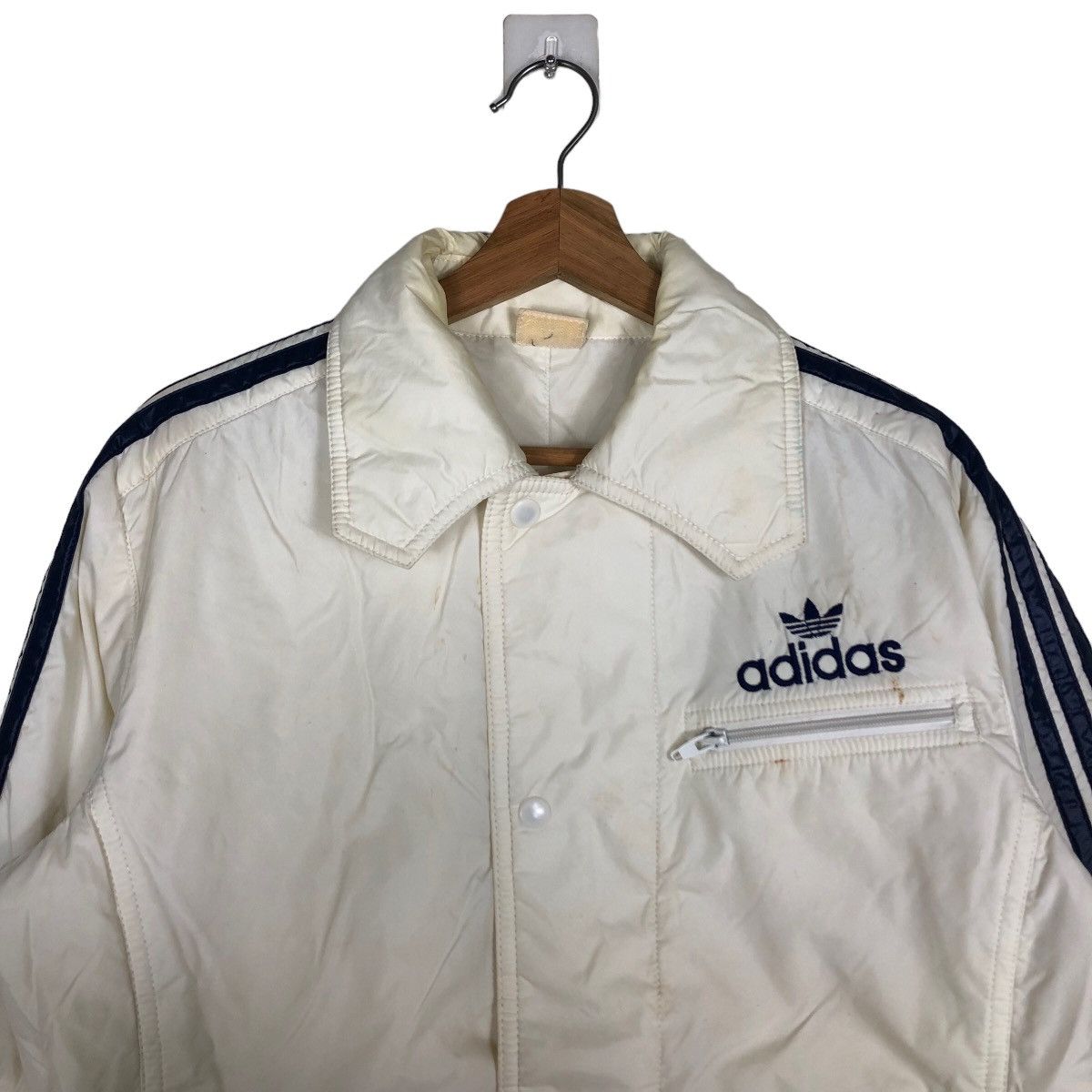 Adidas 🔥90’s Vintage Adidas Light Puffer Down Jacket Japan Size US M / EU 48-50 / 2 - 3 Thumbnail